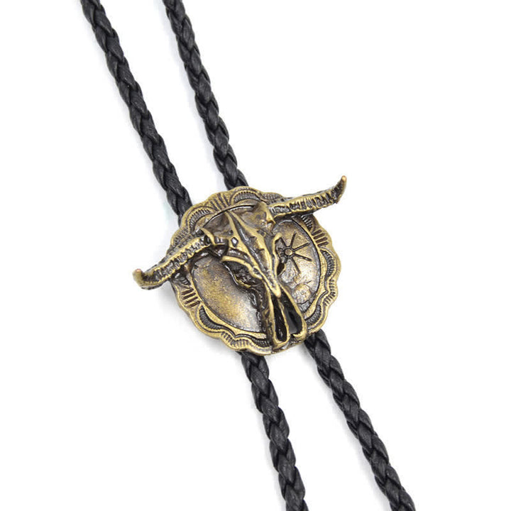 Western Rodeo Stierkopf Bolo-Tie