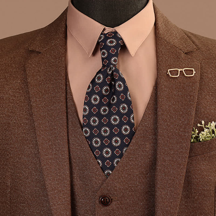 Retro-Pop Geometrische Motive Krawatte für Männer