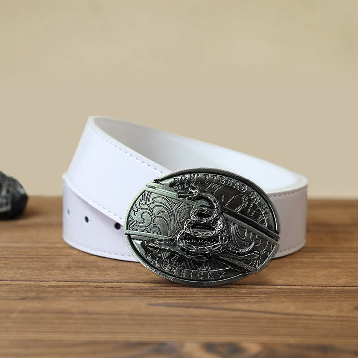 DIY Black Mamba Verstecktes Klappmesser Ledergürtel für Herren