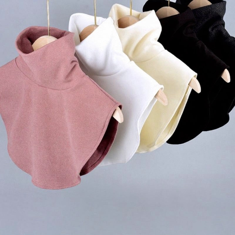 Warmer, dicker Fleece-Kragen mit abnehmbarem Rollkragen - image 2