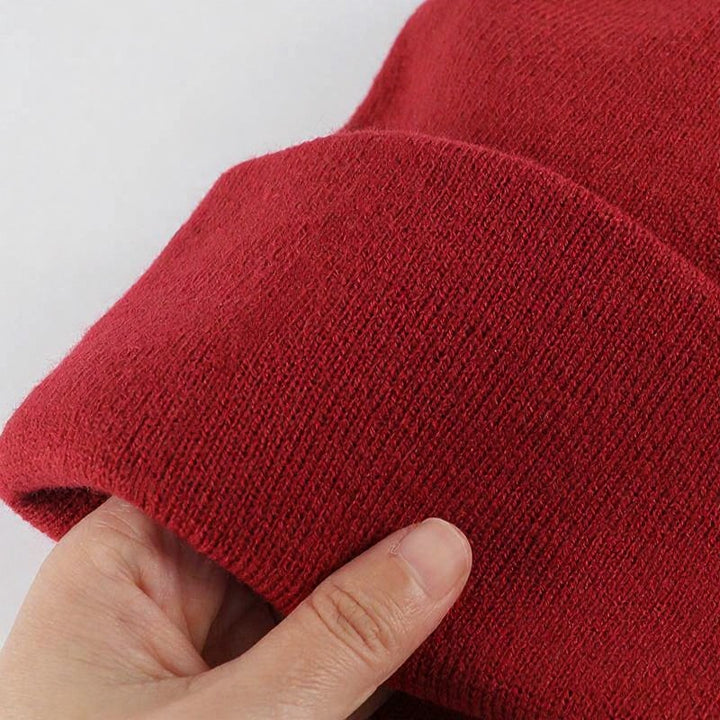 Warme, gefütterte Strickmütze mit Bündchen und Satinfutter für frizzfreies Haar – Wintermütze zum Schutz vor Haarbruch - image 5