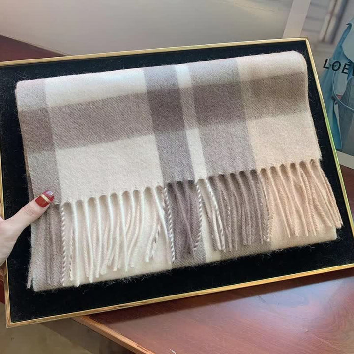 Unisex-Schal aus Lammfell im Edinburgh-Karo-Design, groß und warm - #19 - image 37