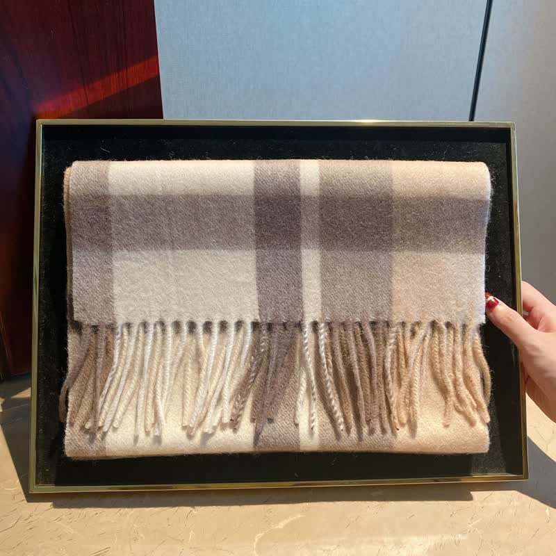 Unisex-Schal aus Lammfell im Edinburgh-Karo-Design, groß und warm - #11 - image 25