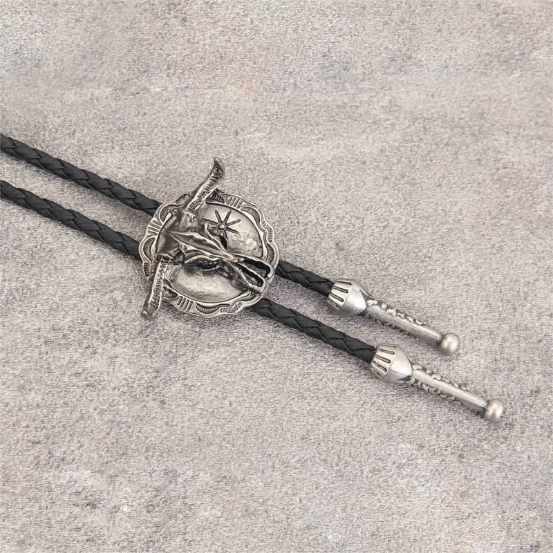 Western Rodeo Stierkopf Bolo-Tie