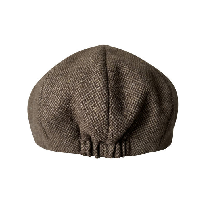 Vintage Auburn Newsboy Barett Achteckige Mütze