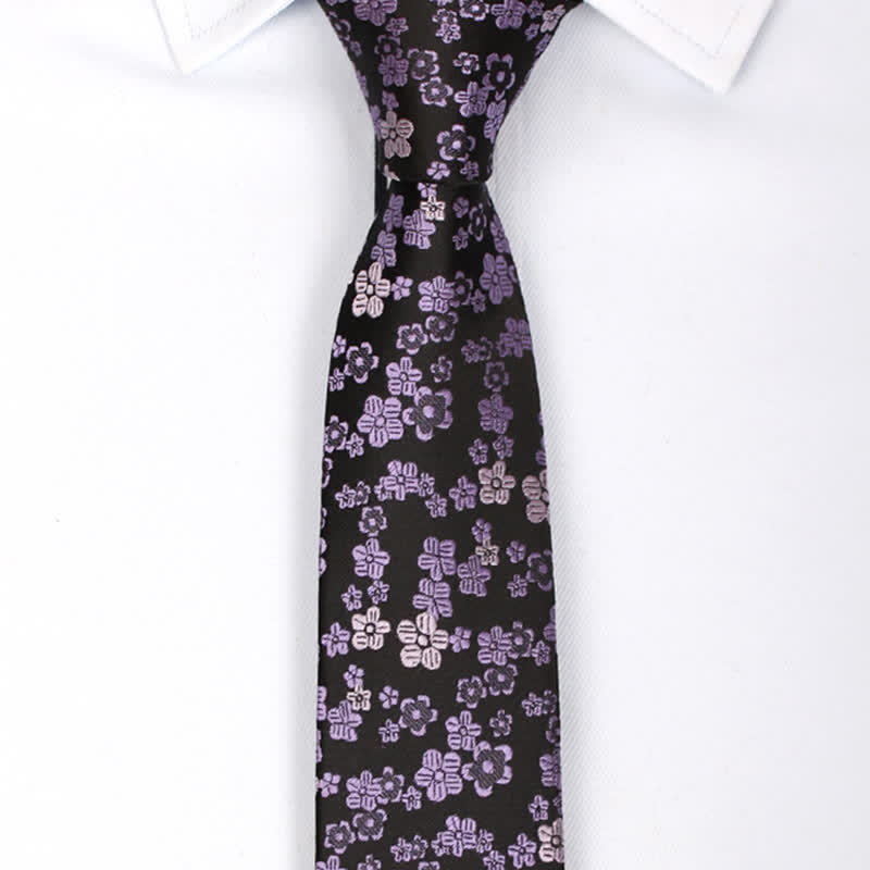 Kleine Slips mit Lila Blumenmuster für Männer