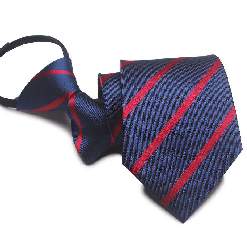 Modernes Herren-Reißverschluss-Krawatte Businessnecktie
