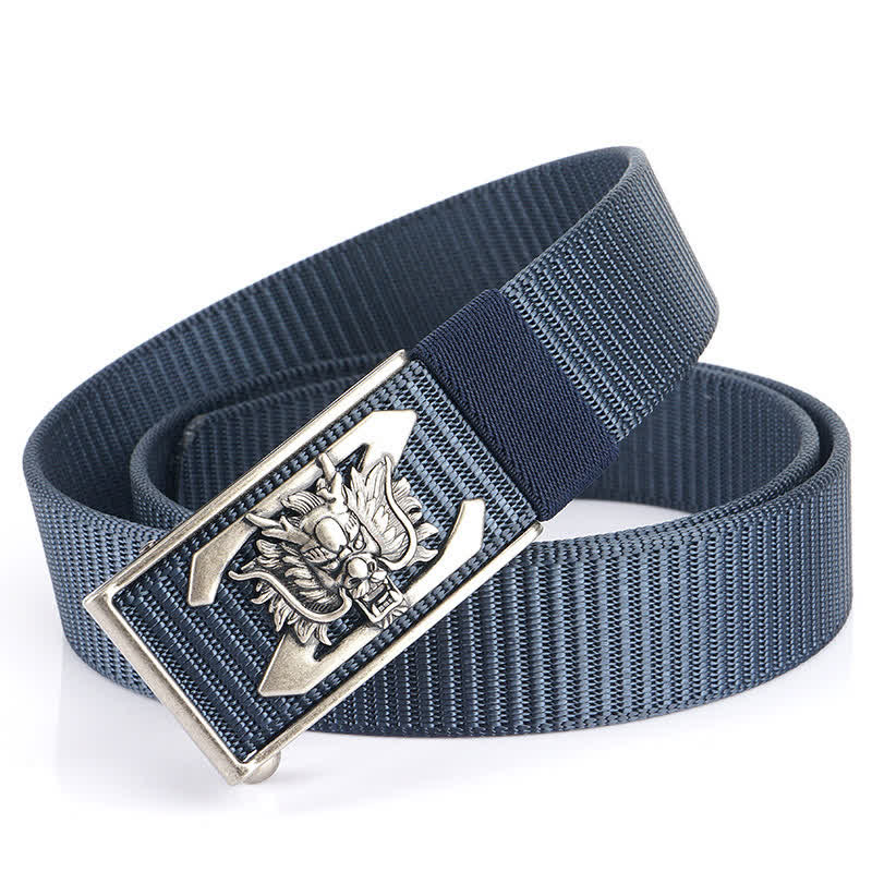 Herren Z Letter Mighty Dragon Nylon Gürtel
