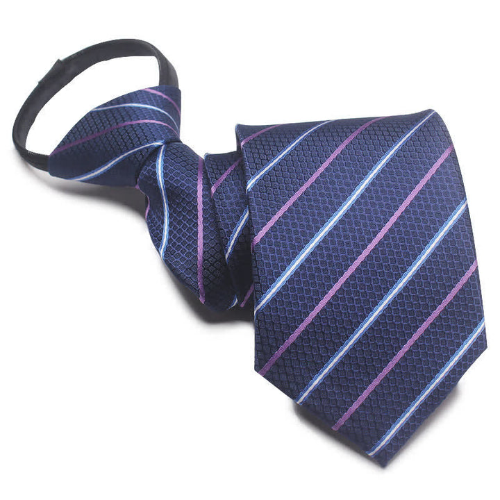 Modernes Herren-Reißverschluss-Krawatte Businessnecktie