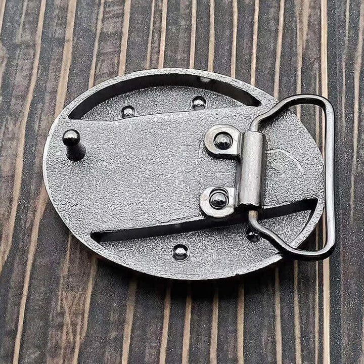 DIY-Ledergürtel mit verstecktem Klappmesser „Loyal Dog“ für Herren