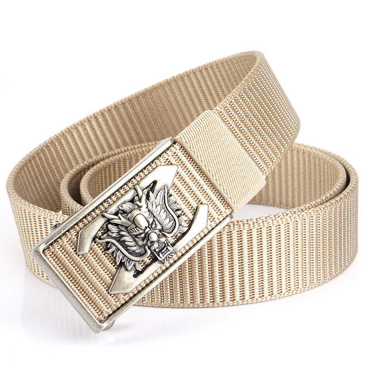Herren Z Letter Mighty Dragon Nylon Gürtel