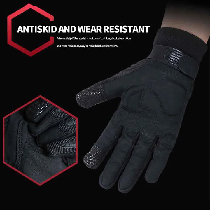 Outdoor-Bergsteigen Vollfinger Schwarze Taktische Handschuhe