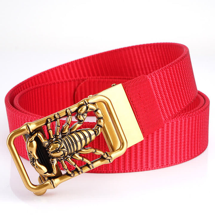Herren King Scorpion Einfaches Nylon Gürtel
