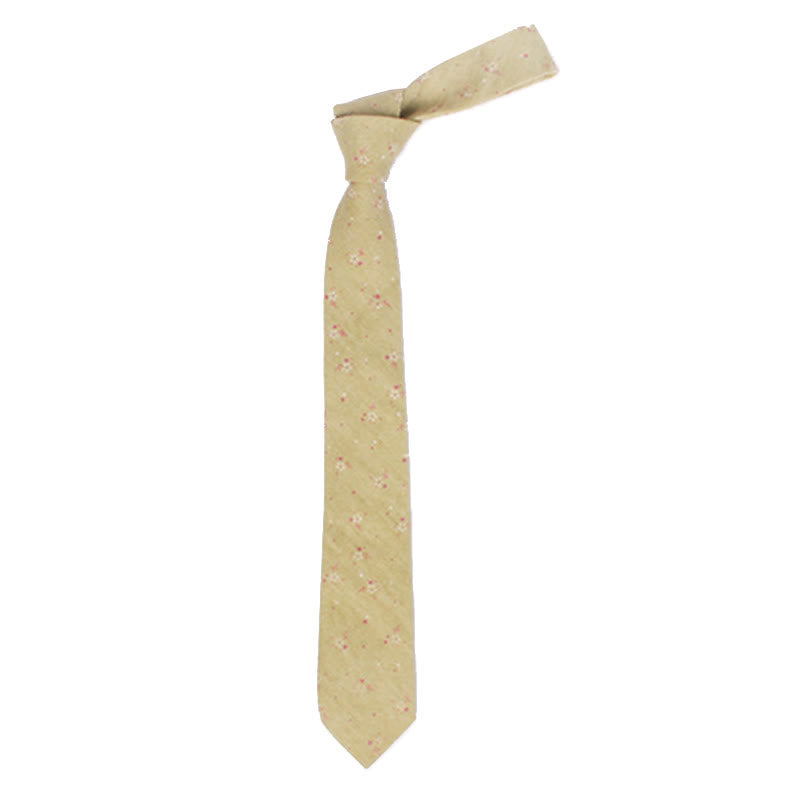 Elegante florale schmale Krawatte für Männer