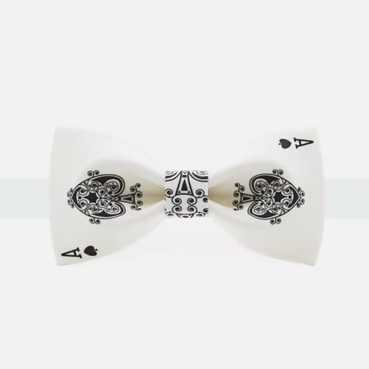 Herren Poker Ass der Spades Fliege