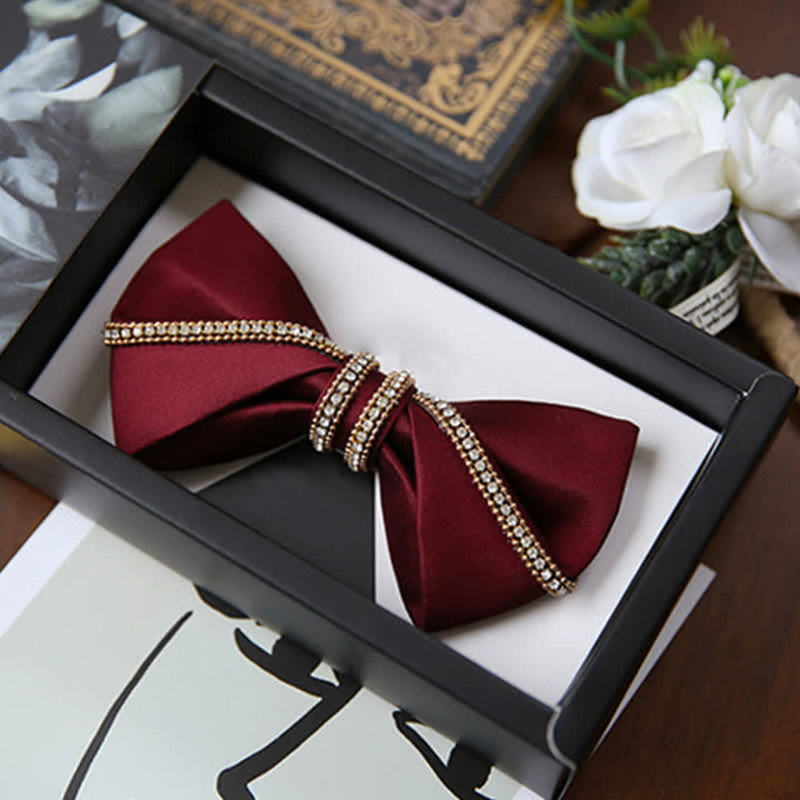 Elegantes Herren-Ketten-Fliege-Taschentuch