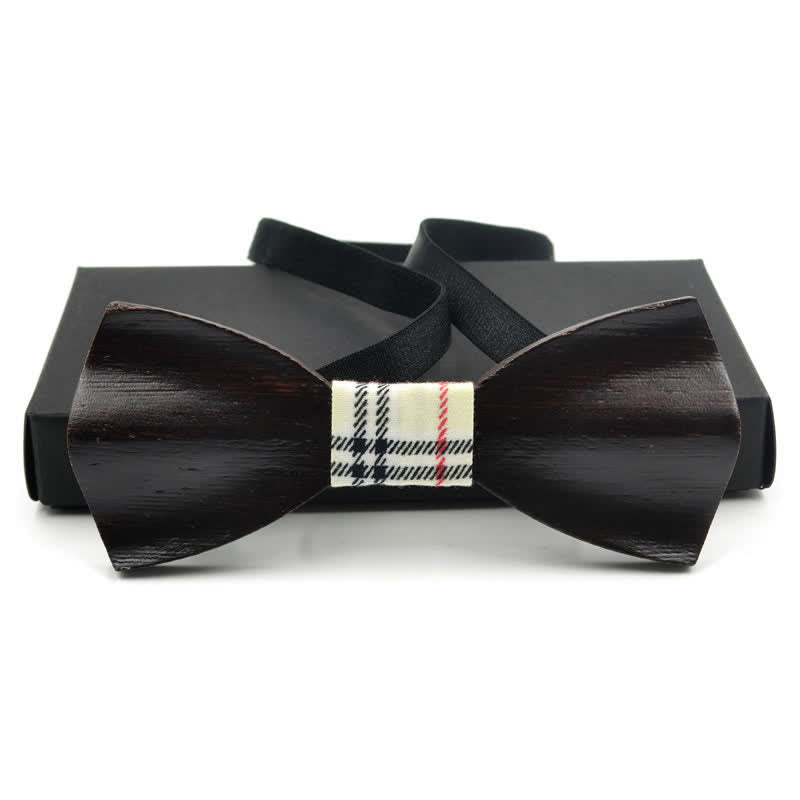 Elegante 3D-gekrümmte Holzfliege für Herren