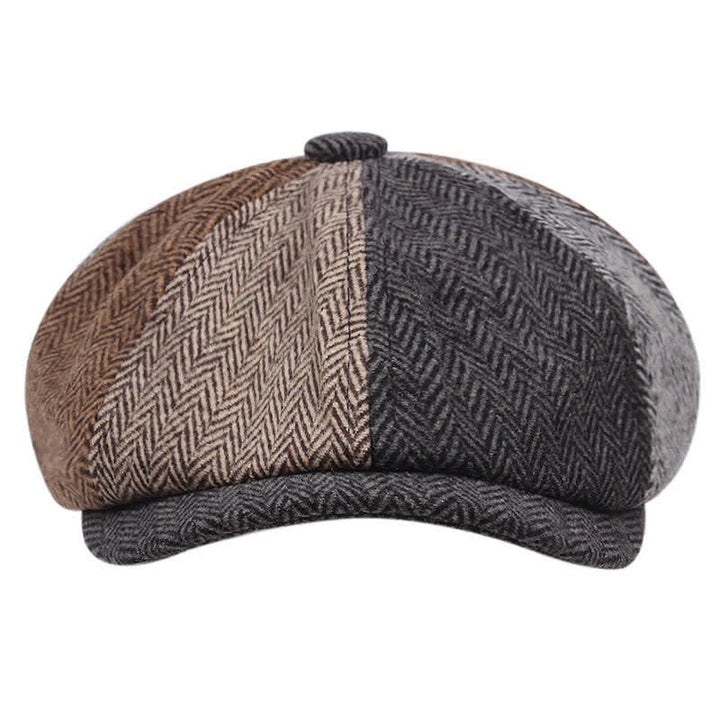 Vintage britische achteckige Barettkappe