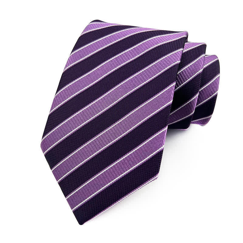 Herren Preppy Urban gestreifte Krawatte