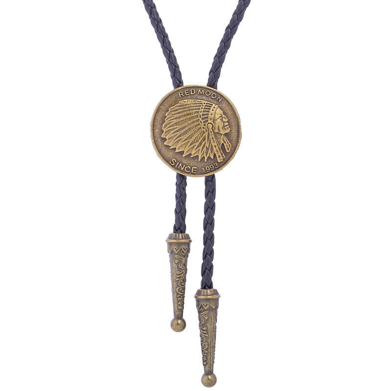 Klassische Bolotie im Indianertribal-Design