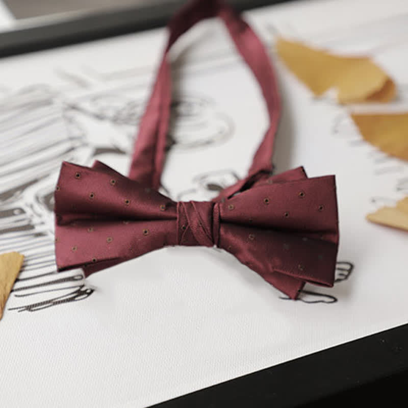 Herren-Fliege der Burgundy-Serie