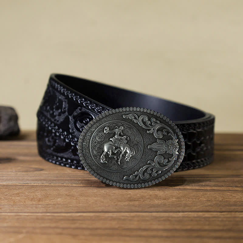 DIY-Ledergürtel für Herren mit Offroad-Reitschnalle