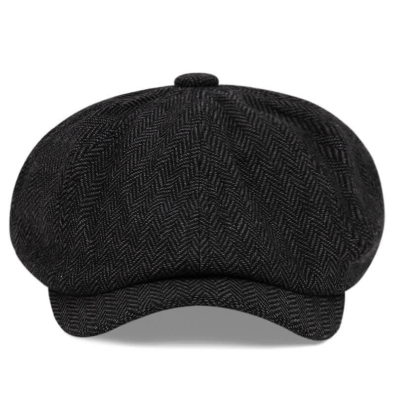 Künstler Tweed achteckige Baskenmütze - image 1