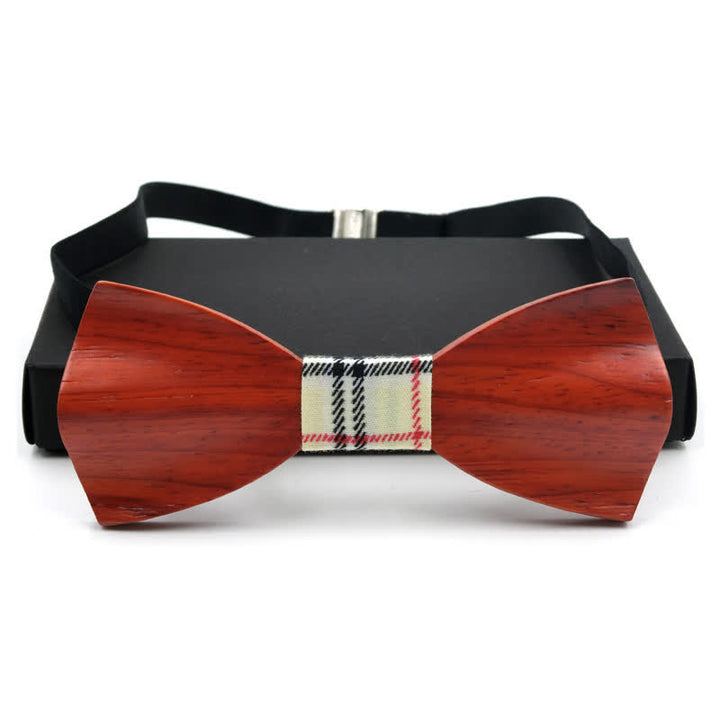 Elegante 3D-gekrümmte Holzfliege für Herren