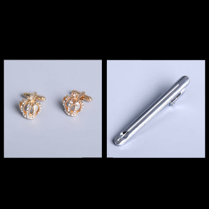 8er Pack Marineblau Blätter Blumen Vogue Krawatten Fliegen Geschenkbox - image 4