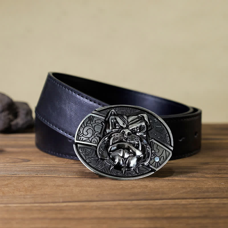 DIY Fierce Dog versteckter Klappmesser-Ledergürtel für Herren