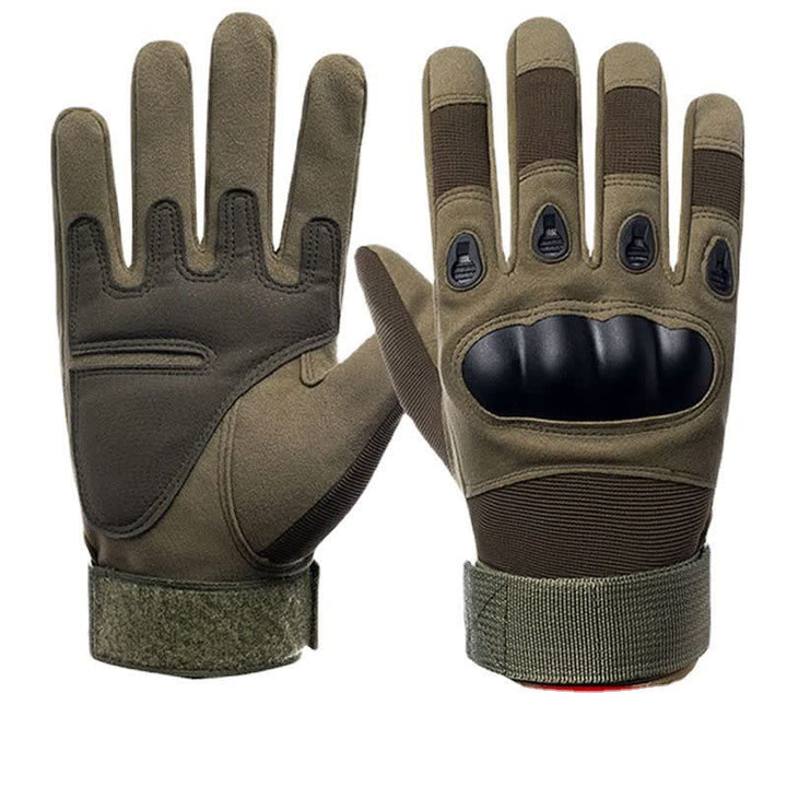 Motorradfahren Verdickte Fleece-gefütterte Taktische Handschuhe