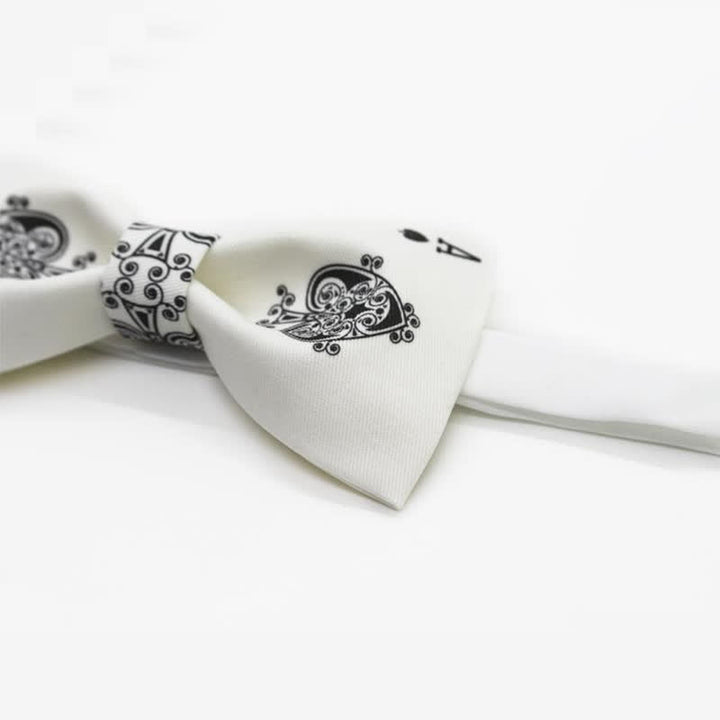Herren Poker Ass der Spades Fliege