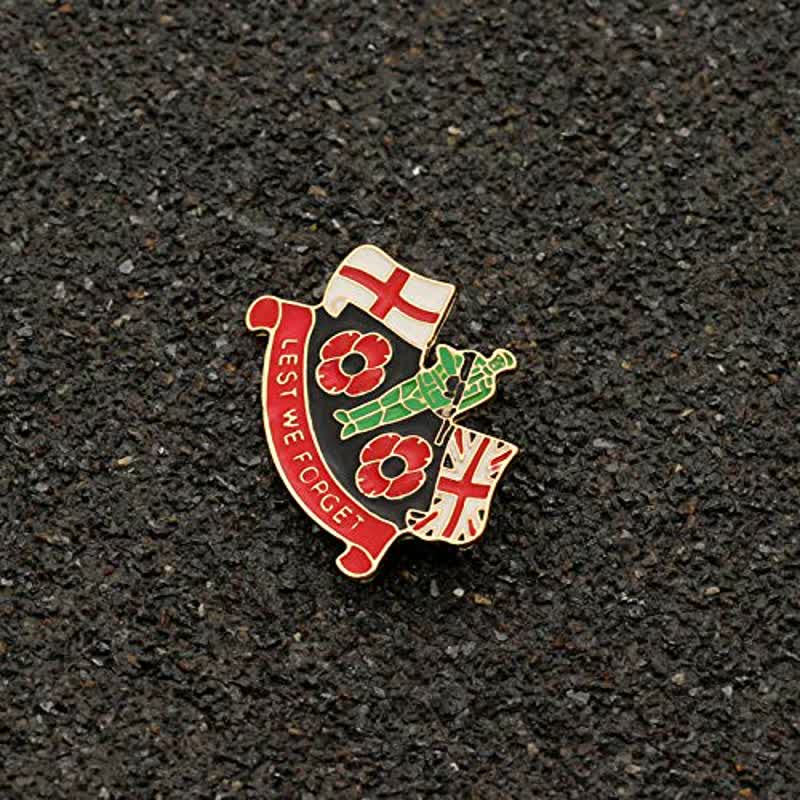 Unisex Lest We Forget Soldat Mohnblume Brosche