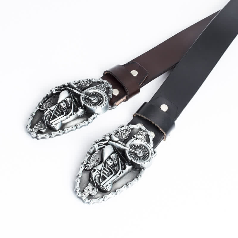 Punk-Motorrad-Leder Gürtel für Männer