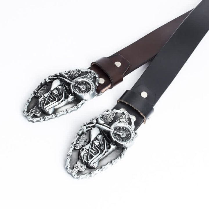 Punk-Motorrad-Leder Gürtel für Männer