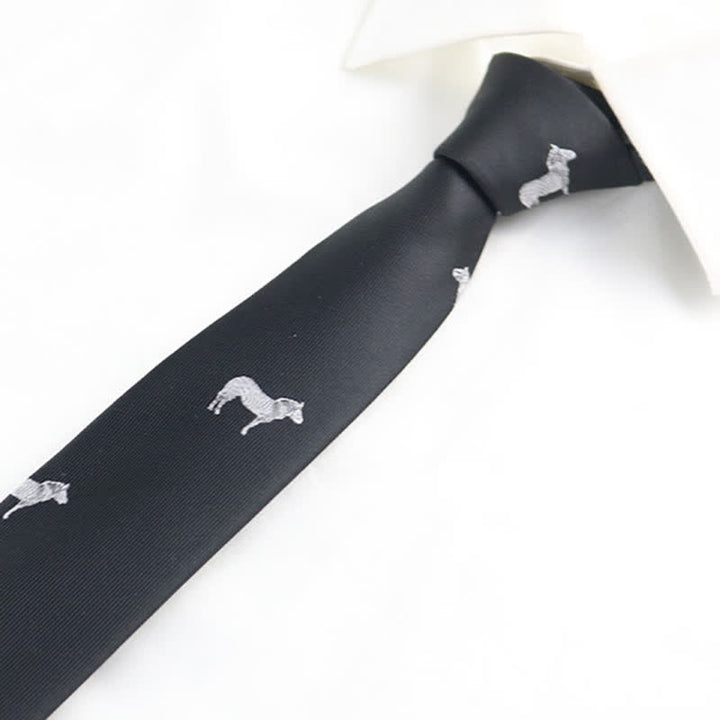 Herren Krawatte mit lustigen Tiermotiven