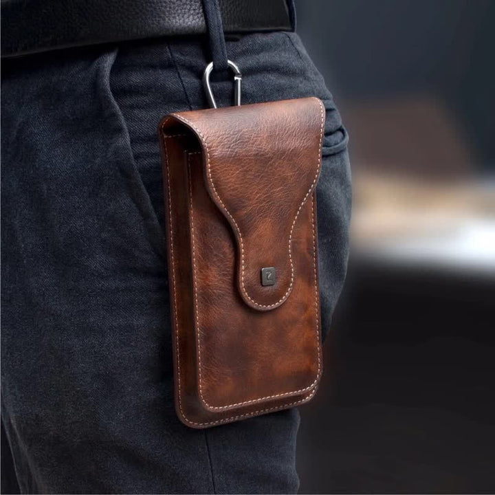 Magnetischer Clip Doppelschicht Handytaschen Gürteltasche - image 0