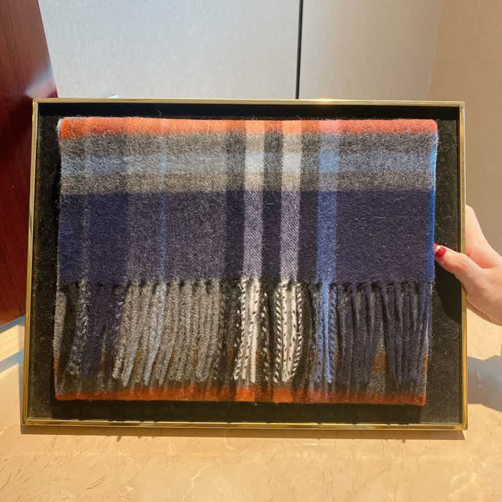 Unisex-Schal aus Lammfell im Edinburgh-Karo-Design, groß und warm - #13 - image 28