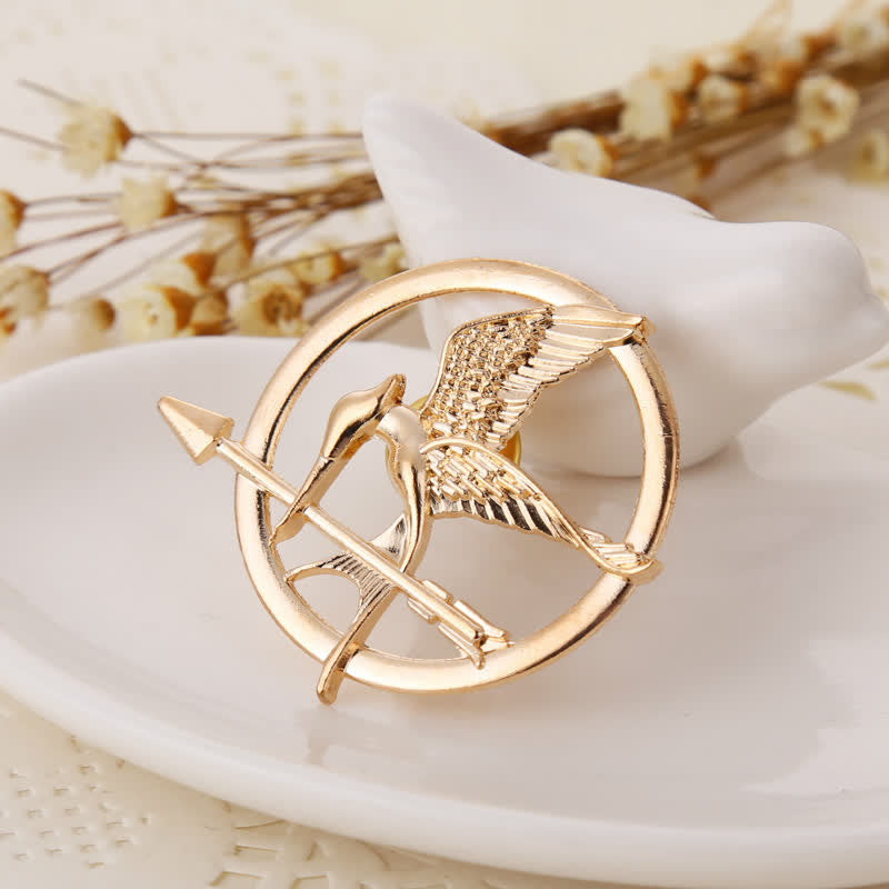 Herren Hunger Games Spottdrossel Brosche