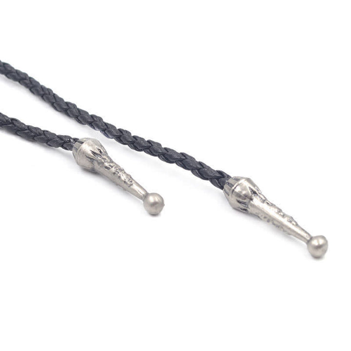 Retro-Hemd-Accessoires Kreis-Kreuz-Bolokrawatte