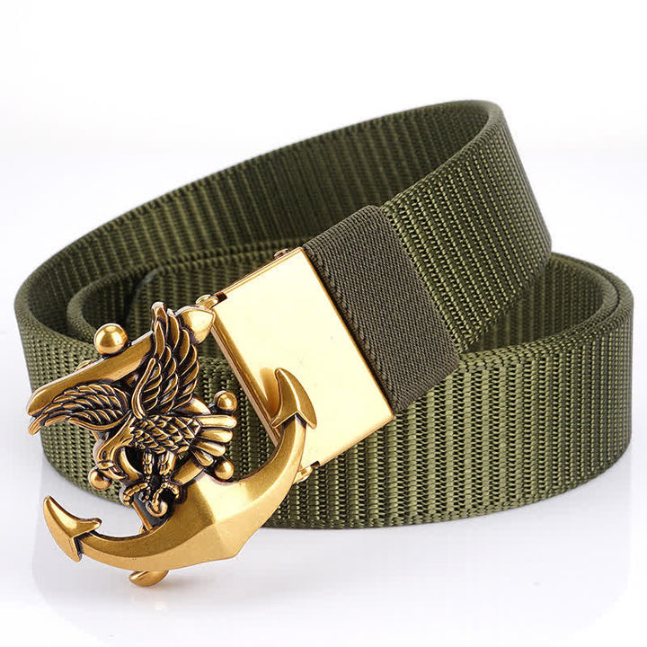 Herren Adler Anker Nylon Gürtel