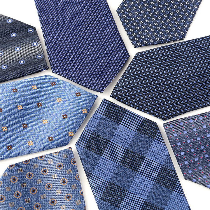 Herren schicke Denim-Blau Serie Krawatte
