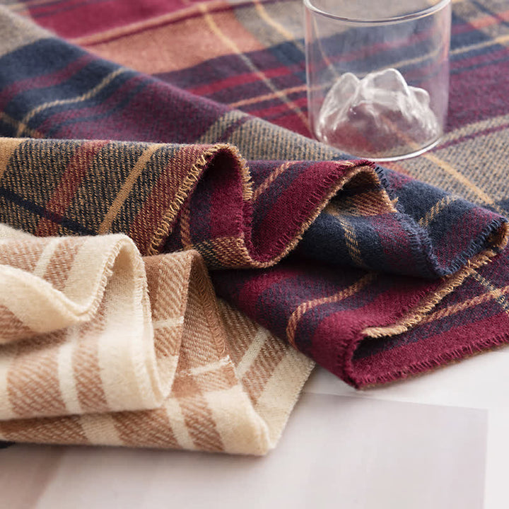Klassischer wärmerer Winter-Karrierter Schal für Frauen