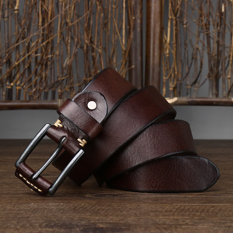 Stilvoller Retro-Cowboy-Ledergürtel für Herren