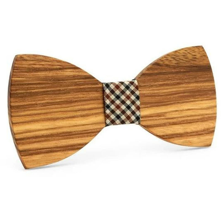 Natürliche Holzmaserung Holzkrawatte für Männer