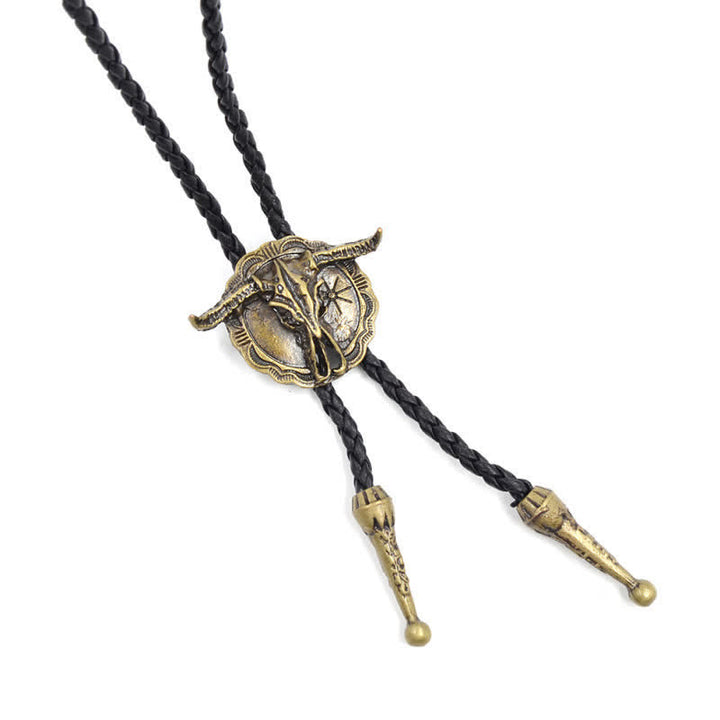 Western Rodeo Stierkopf Bolo-Tie