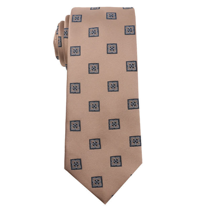 Herren's Britische Khaki Champagner Serie Krawatte