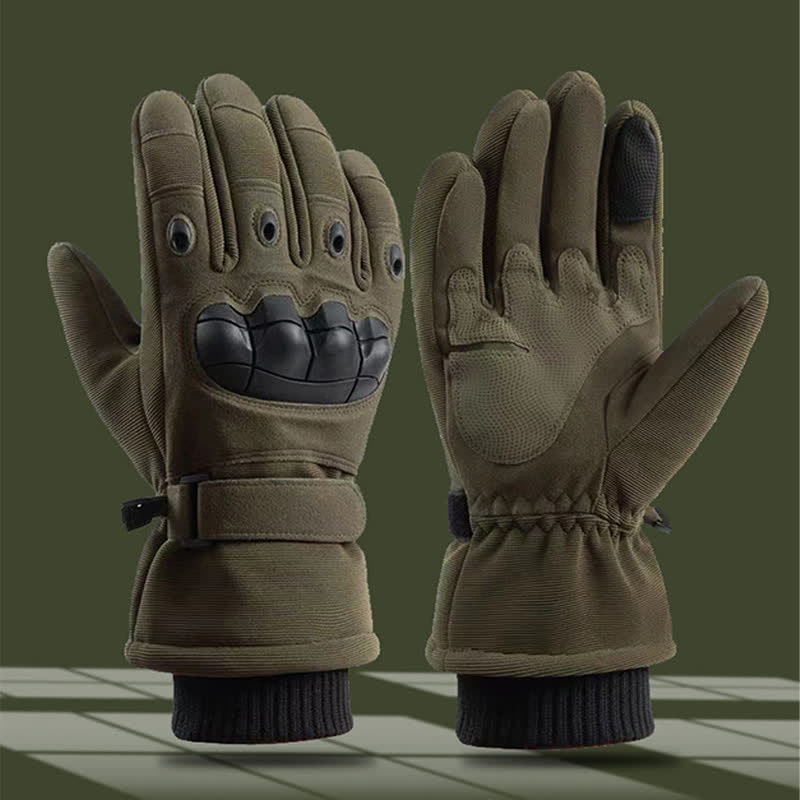 Winter Thermische Alle Finger Schützende Taktische Handschuhe