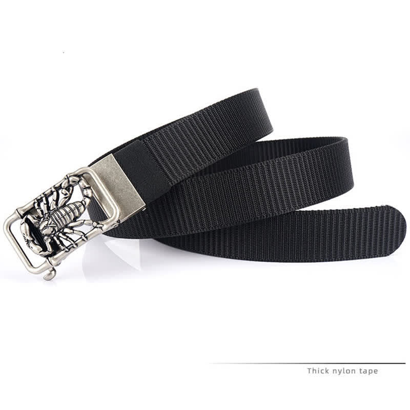 Herren King Scorpion Einfaches Nylon Gürtel