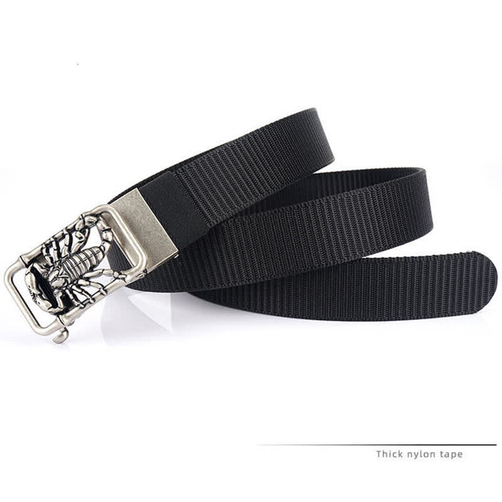 Herren King Scorpion Einfaches Nylon Gürtel